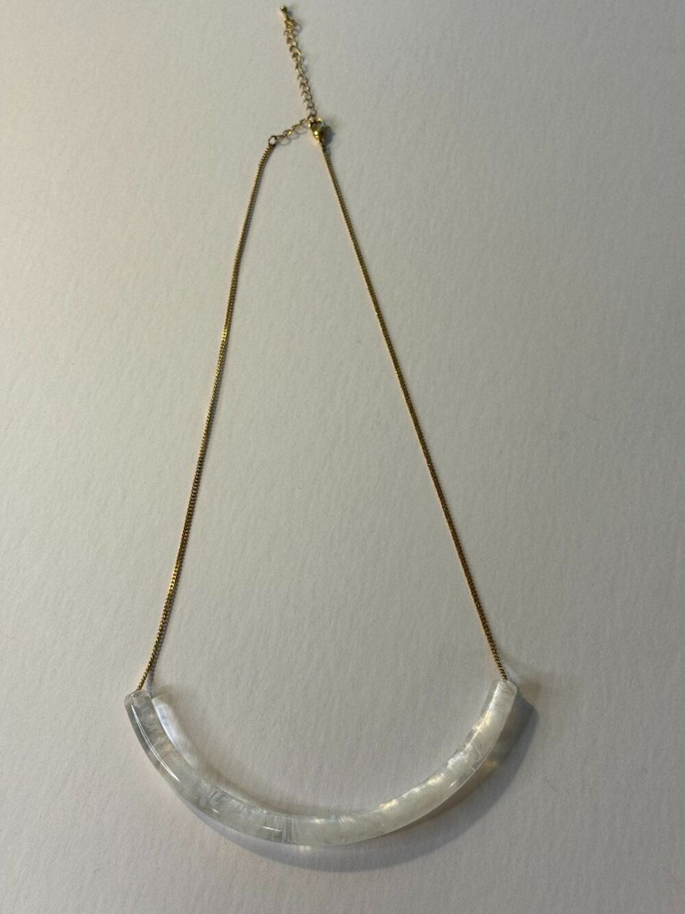 artsy acrylic necklace